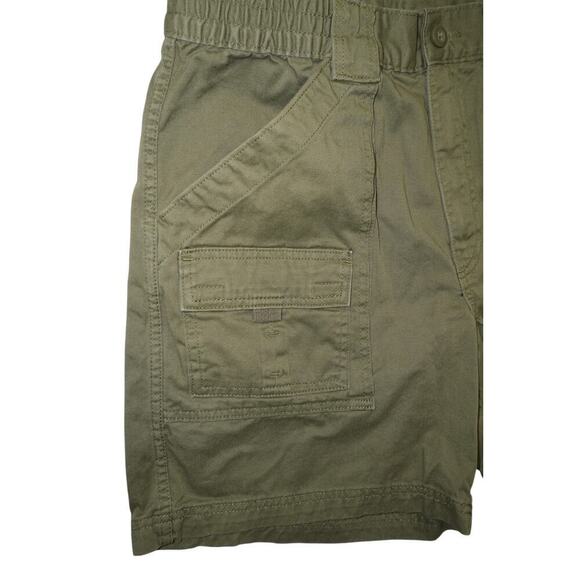 St. John's Bay Olive Green Cargo Shorts-34 - Picture 2 of 6